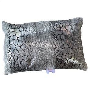 Sofia Vergara silver sequin rectangular decorative pillow
